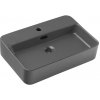 Comad Keramické umývadlo na dosku TRUST 2 tmavosivé