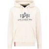 Alpha Industries Basic Hoody pánska mikina jet stream white Farba: béžová, Veľkosť: M