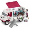 Schleich 42370 Mobilní veterinářská klinika s klisnou a ošetřovatelem