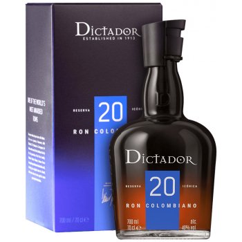 Dictador 20y 40% 0,7 l (kartón)