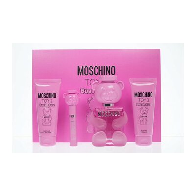 Moschino Toy 2 Bubble Gum Set: Toaletná voda 100ml + Toaletná voda 10ml + Telové mlieko 100ml + Sprchový gél 100ml pre ženy