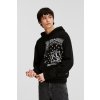 MIKINA KARL LAGERFELD JEANS KLJ REGULAR BANDANA HOODIE BLACK
