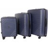 Sada 3 kufrů T-class 1991, M, L, XL, TSA, PP, DoubleLock (tmavě modrá)