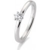 SOFIA DIAMONDS prsteň z bieleho zlata s diamantom 0,20 ct BE41/05989-W