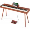 Vevor Digitálne piano 88 klávesov, plne vážené, 200 tónov, USB/MIDI BXSZCGQ88JSJ8KKBKV2
