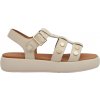 Dámske sandále Geox, D CAMALEI béžová,Zlatá,Hnedá 38