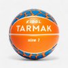 TARMAK Detská penová minilopta na basketbal K100 veľkosť 1 oranžovo-modrá