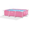 Bazén Intex 28266 Pink Rectangular Frame 2,2 x 1,5 x 0,6 m