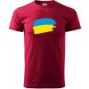 Ukrajina vlajka - Klasické pánske tričko vyššej gramáže - XS ( Marlboro červená )