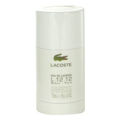 Lacoste Eau de Lacoste L.12.12 Blanc Dezodorant tyčinkový 75ml