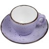 IRIS DOTS fialová šálka s podšálkou Veľkosť: 7cl na ESPRESSO