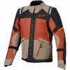 ALPINESTARS bunda ANDES V4 DRYSTAR svetlo hnedá/tmavo oranžová/čierna 2026 - 3XL