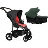 TFK Mono4 2v1 Anthracite with Red Higlights Combi carrycot + Seat unit Nenafukovacie kolesá (s výplňou) Hlboká vanička Olive