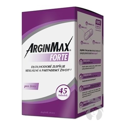 Simply You Pharmaceuticals Arginmax Forte pro ženy 45 tbl