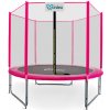 INLEA PREMIUM Jump Trampolína 180 cm s vonkajšou ochrannou sieťou - ružová