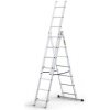 JAKS Multifunkčný hliníkový rebrík 3 x 7 priečok