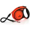 Flexi Xtreme S pásek 5 m, max. 20 kg, černá/oranžová
