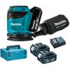 Makita DBO180RTJ aku excentrická bruska Li-ion 18V/5,0Ah, systainer