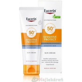 Eucerin Sun Sensitive Protect Sun Creme na tvár SPF50+ 50 ml