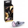 MyLove Toys - Jewellery Dark Silver BUTT PLUG- Rose