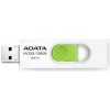 USB kľúč ADATA DashDrive™ Series UV320 128GB USB 3.1 flashdisk, výsuvný, biely+zelená