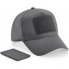 Beechfield Čepice B 638 s nášivkou, 5 panelová COT530638n7399-graphite gr UNI Šedá grafitová