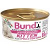 Bundy prémiová paštéta pre mačky s kombinácko kuracieho mäsa a vajec 85g