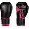 Boxerské rukavice adidas Hybrid 80 black/pink ADIH80