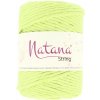 Natana Macrame String 4mm svetlá zelená 30