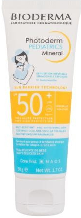 Naos BIODERMA Photoderm pediatrics mineral opaľovací krém SPF50+ 50 g