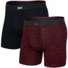 SAXX VIBE XTRA SUPER SOFT BB FLY 2PK, spacedye stripe/black - M