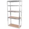 Strend Pro Regál Racks RAT40 MS, kovový, MDF, 5 políc, 1800x900x400 mm, max. 175 kg/polica