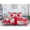 Textilomanie Bavlnené obliečky PERISO červené Rozmer obliečky: 70 x 90 cm | 140 x 200 cm