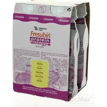 Fresubin PROTEIN ENERGY DRINK - EasyBottle, príchuť vanilka, 4x200 ml (800 ml)