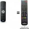 Predátor Philips HOF-46H-GJ12504 náhradný diaľkový ovládač iného vzhľadu