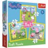 TREFL Puzzle 3v1 Peppa Pig
