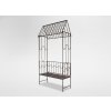 Garden Line ZÁHRADNÁ PERGOLA S LAVIČKOU 123 x 63 x 252 CM ANTICKÝ BRONZ*1456