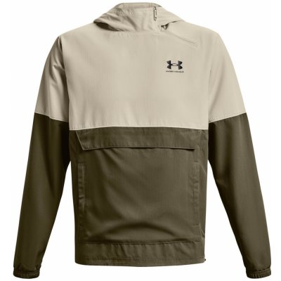 Under Armour bunda s kapucňou UA WOVEN ASYM ZIP PULLOVER-BRN 1370500-279