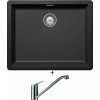 Schock GREENWICH N-100L U Stone + Schock EVINAS 577000 nerezový