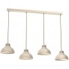 Luminex Luster na lanku SVEN 4xE27/15W/230V béžová LU8893A + záruka 3 roky zadarmo