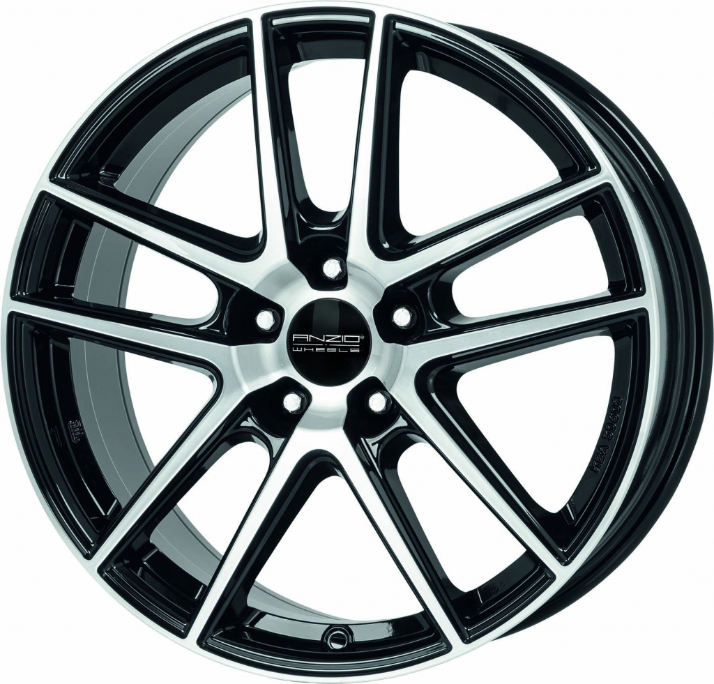 Anzio SPLIT 7x18 5x114.3 ET35 black polished