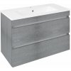 Sapho EZARA umývadlová skrinka 78x54x39cm, dub strieborný EZ792-1111