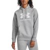 Mikina s kapucňou Under Armour UA Rival Fleece Big Logo Hdy 1379501-012 Veľkosť M