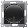 Kontaktní konektor Simon Simon 54 se zpožděním vypnutí pomocí relé (modulu) 8 (2) a 230 V černá rohož pro instalaci 3-top. DWC10P.01/49