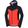 Northfinder Pánska outdoorová softshellová bunda s kapucňou 3L AURELIAN orangeblack