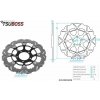 Tsuboss Kotúč brzdový plávajúci (320/78/5D) zubatý dizajn - Triumph 1050SpeedTriple+1050Tiger / 07-16