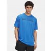 Pánske tričko Under Armour UA Tech Reflective SS-BLU Modrá XXL