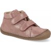 Barefoot detské členkové topánky Froddo – Flexible Paix up Pink/Gold ružové