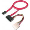 PREMIUMCORD Redukce napájení SATA + 0,5 m datový kabel SATA KFSA-4