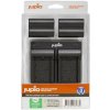 Set Jupio 2x batéria Jupio NP-W235 s duálnou nabíjačkou pre Fuji - Jupio CFU1002 nabíjačka - neoriginálne